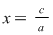 Math formula