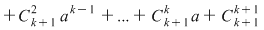 Math formula