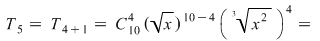 Math formula