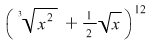 Math formula