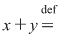 Math formula