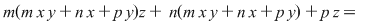 Math formula